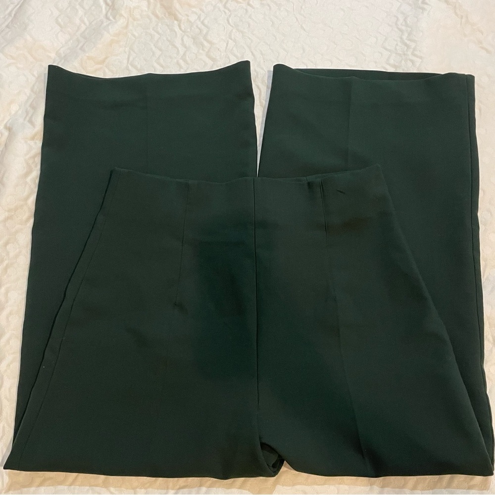 Elegant Dark Green Women's Pants